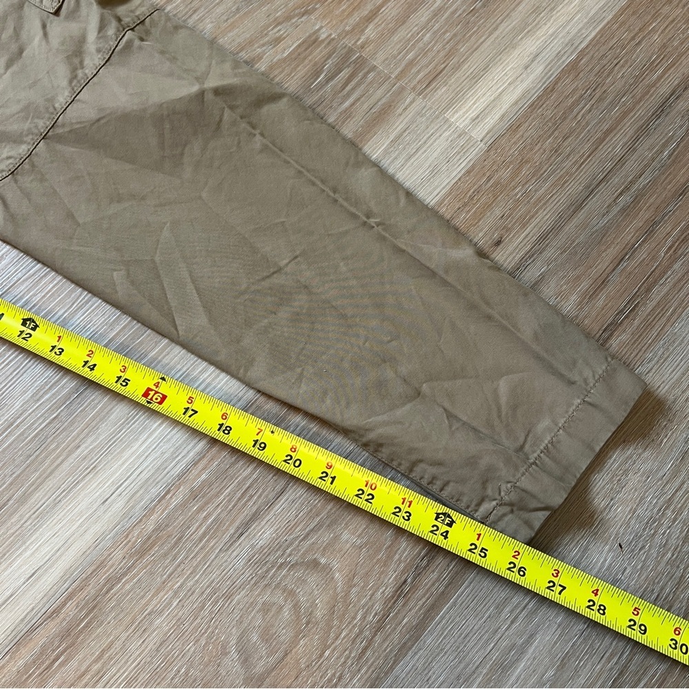 Nike Men’s Tan Cargo Pants Elastic Waist Size M beige joggers ankle - Picture 6 of 9